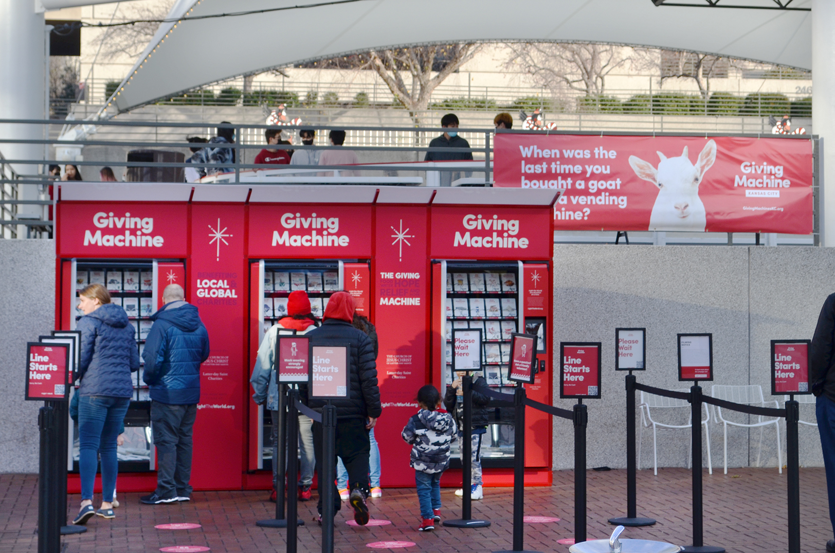 Giving Machines KC at Crown Center