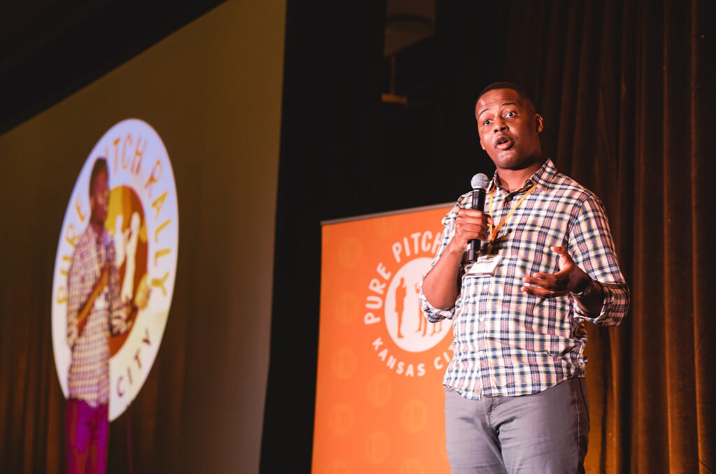 Tonderai Kambarami, Air Traffic Awareness, Pure Pitch Rally 2020; photo by Mikaela Wendel Photography