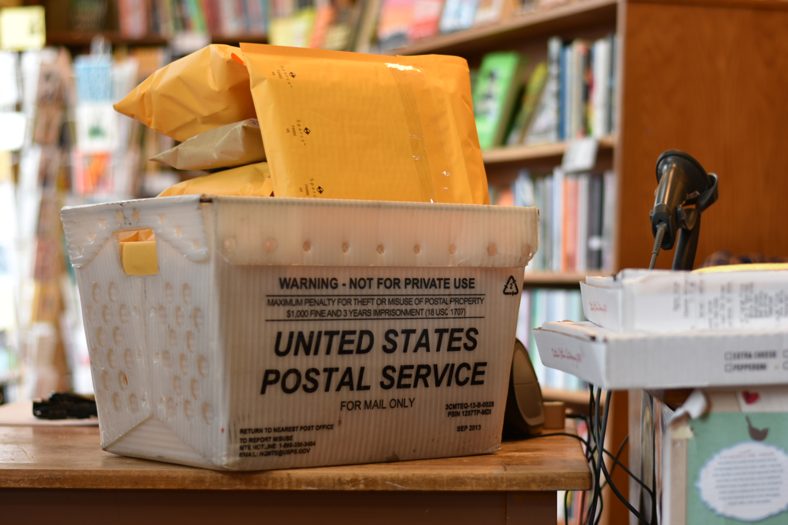 Shipments at Raven Book Store