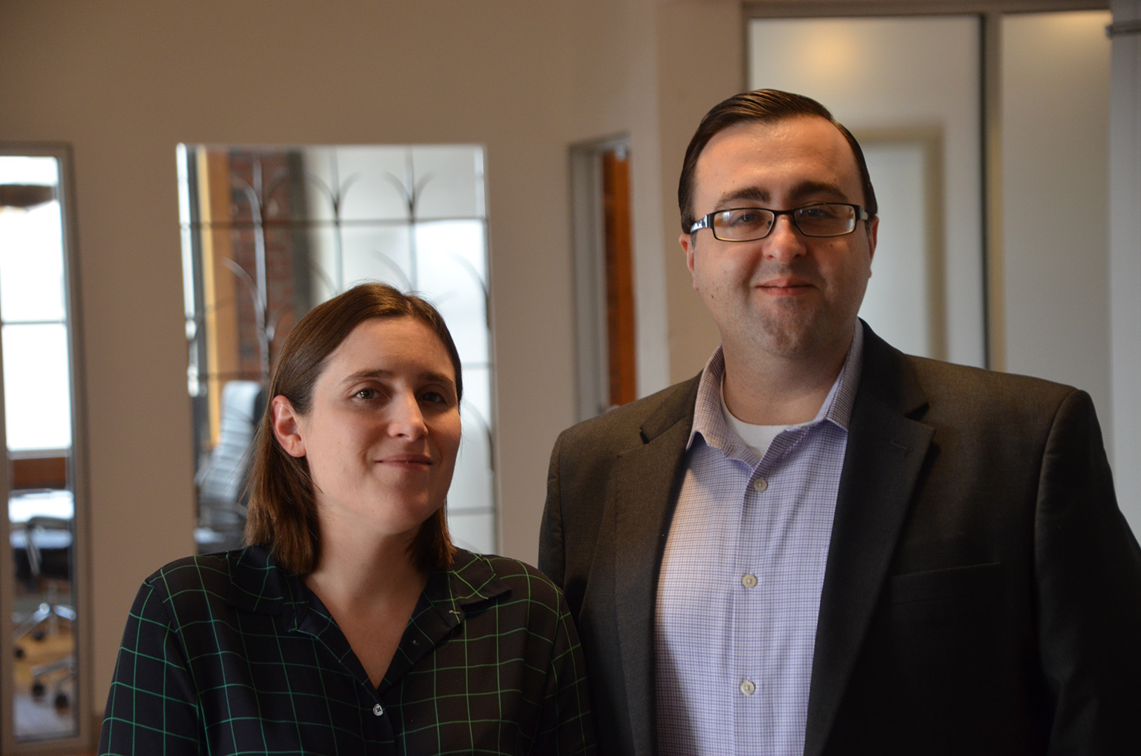 Stephanie Warzecha and Jordan Warzecha, backstitch