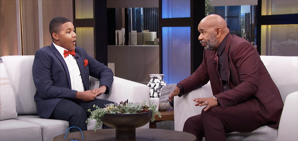 Trenton Lee and Steve Harvey