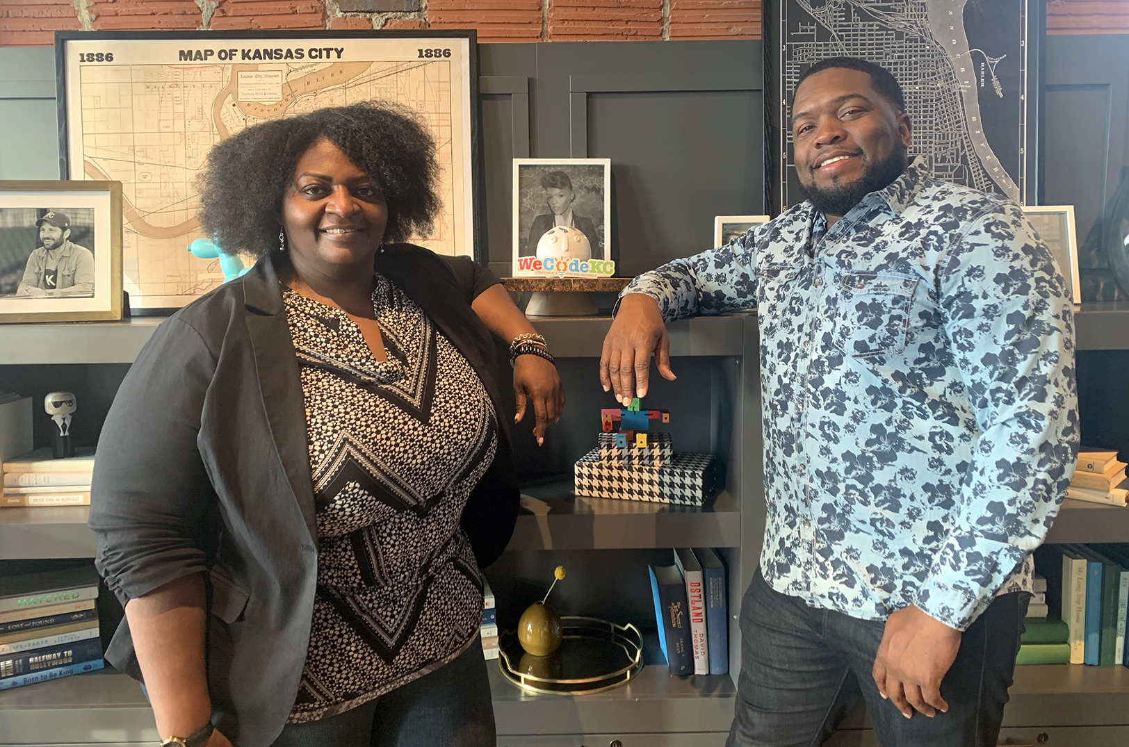 Tammy Buckner and Dr. Phillip Hickman, WeCodeK