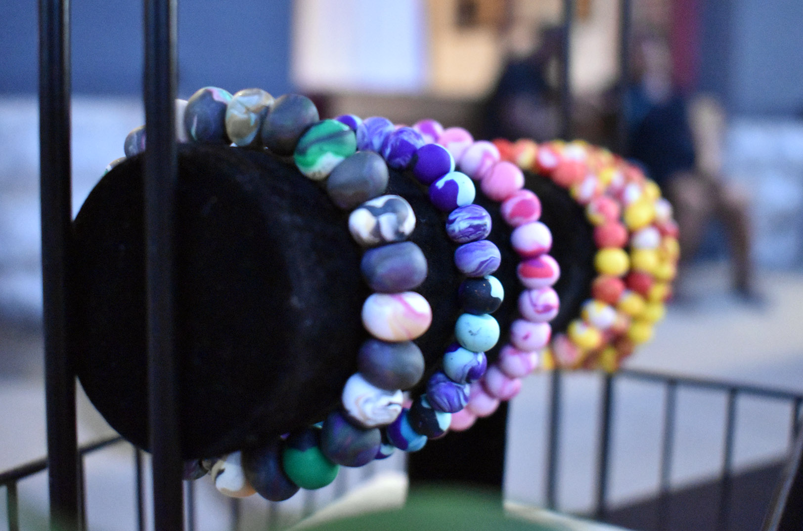 Clay bracelets by Who Is She?